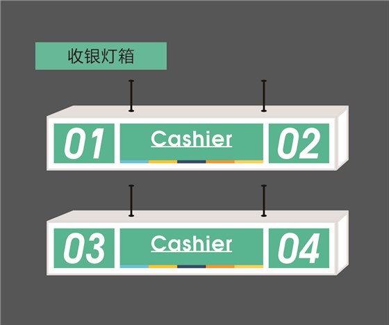 收銀燈箱-3